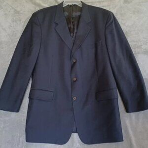 Brooks Brothers Brookease Wool Blazer Sz 45 Lg Sport Coat Jacket Business Career